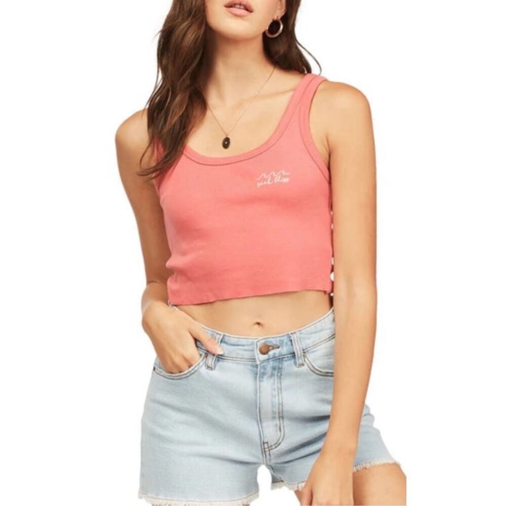 BILLABONG - "Seek Bliss" Crop Tank Top sz XL